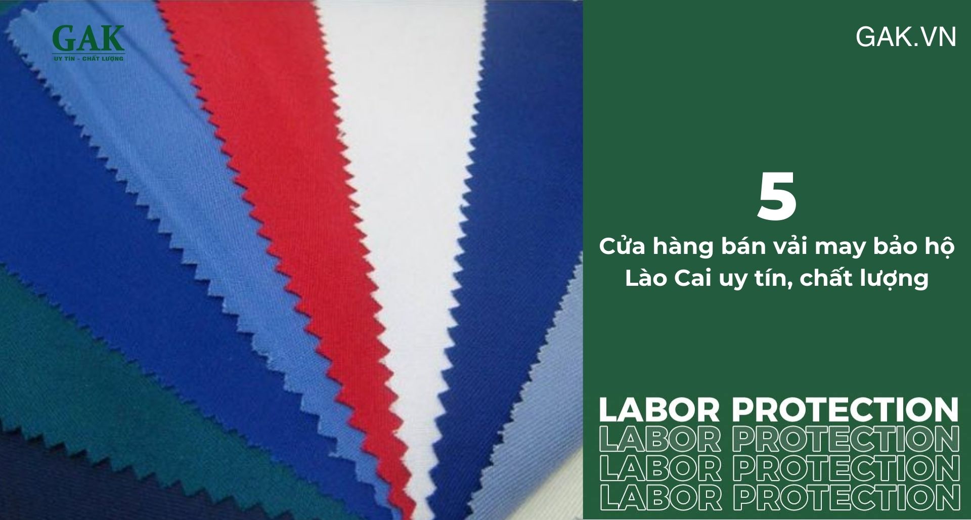 6 cửa hàng bán vải may bảo hộ Lào Cai uy tín