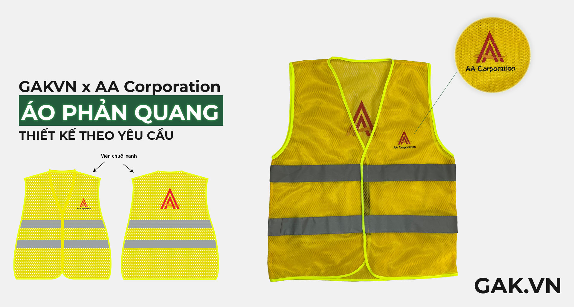Áo phản quang tập đoàn AA CORPORATION