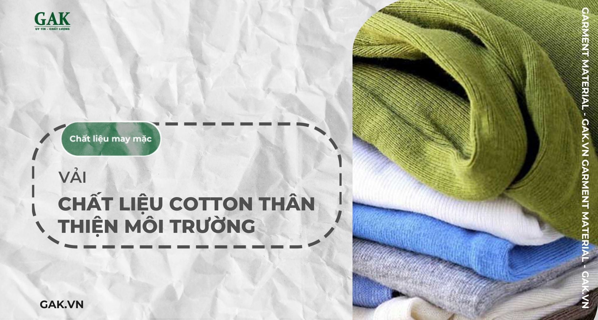 Điểm danh top 9 chất liệu cotton bền vững thân thiện với môi trường
