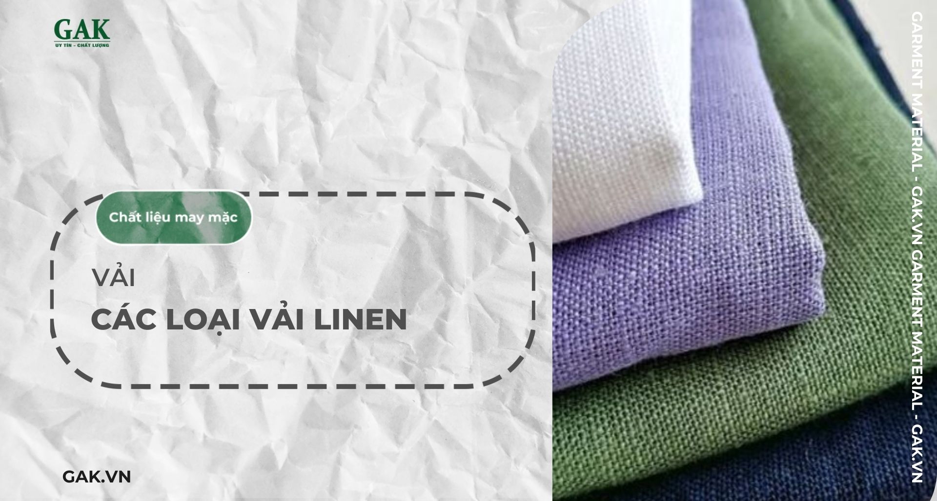 Top các loại vải linen phổ biến nhất hiện nay và ứng dụng trong đời sống