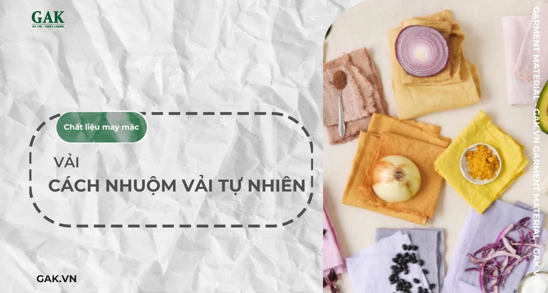 10 cách nhuộm vải tự nhiên tại nhà đơn giản, lên màu chuẩn đẹp