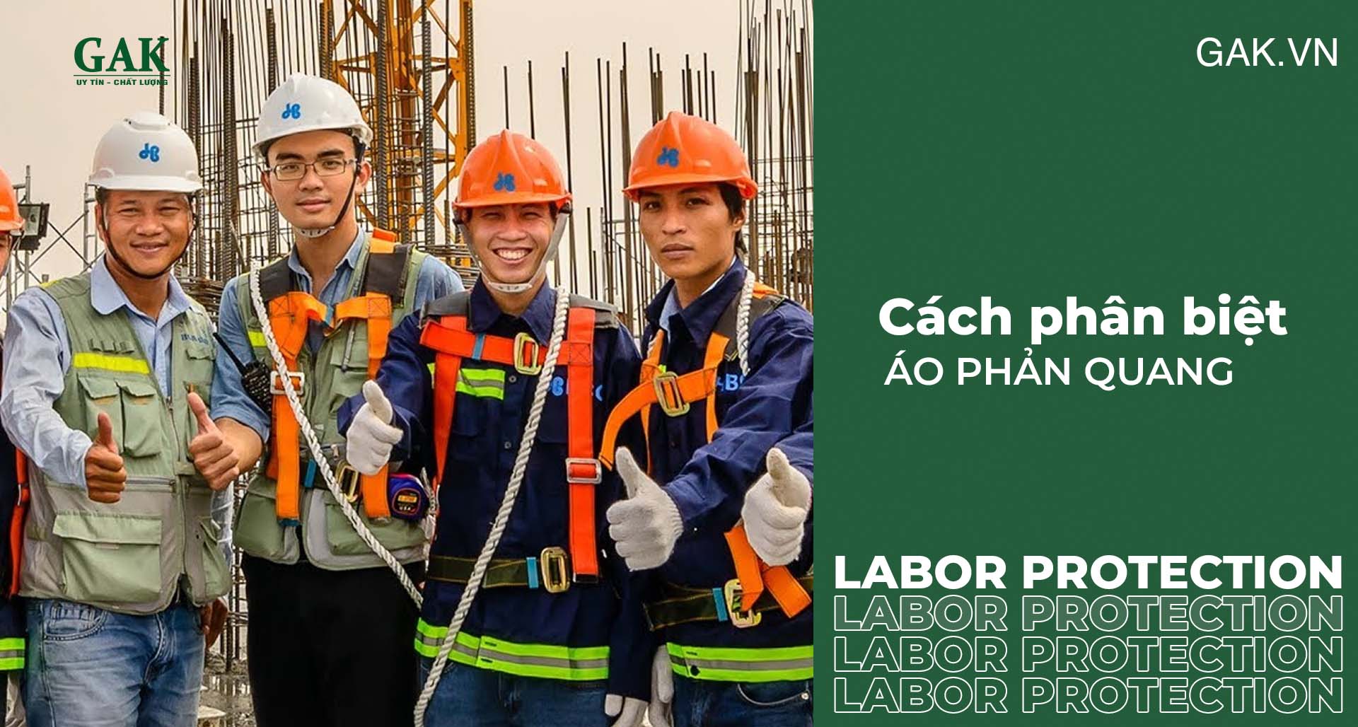 Cách phân biệt áo phản quang kỹ sư, giao thông và công nhân?