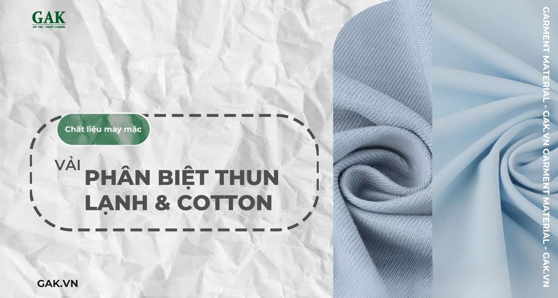 Hướng dẫn cách phân biệt thun Lạnh và thun cotton