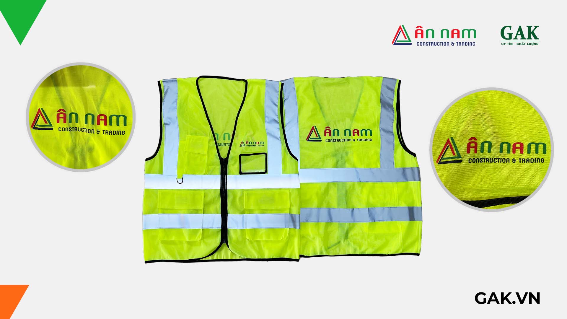 Đồng phục công nhân xây dựng công ty xây dựng Ân Nam