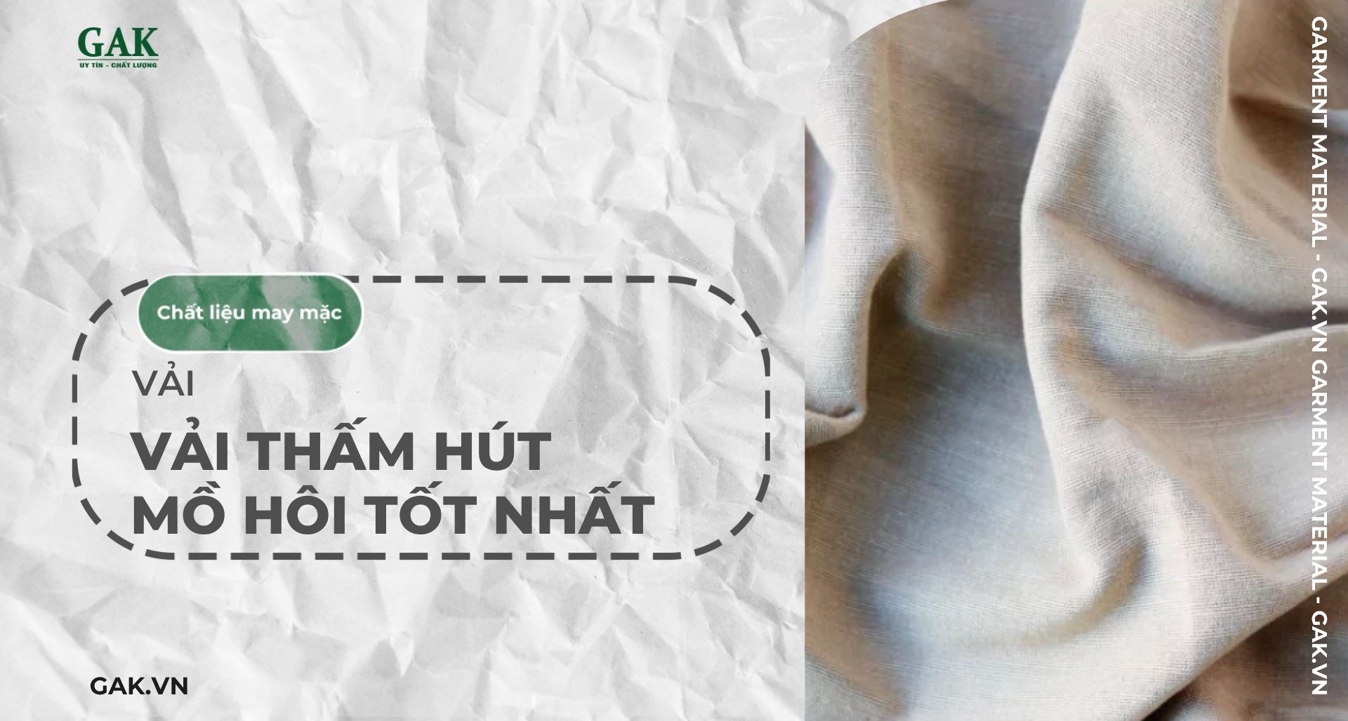 Điểm danh 10 loại vải thấm hút mồ hôi tốt nhất hiện nay