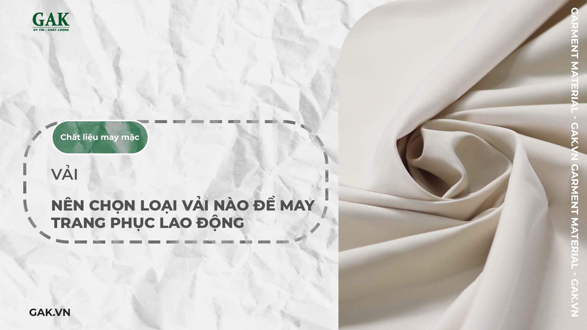 Nên chọn loại vải nào để may trang phục lao động