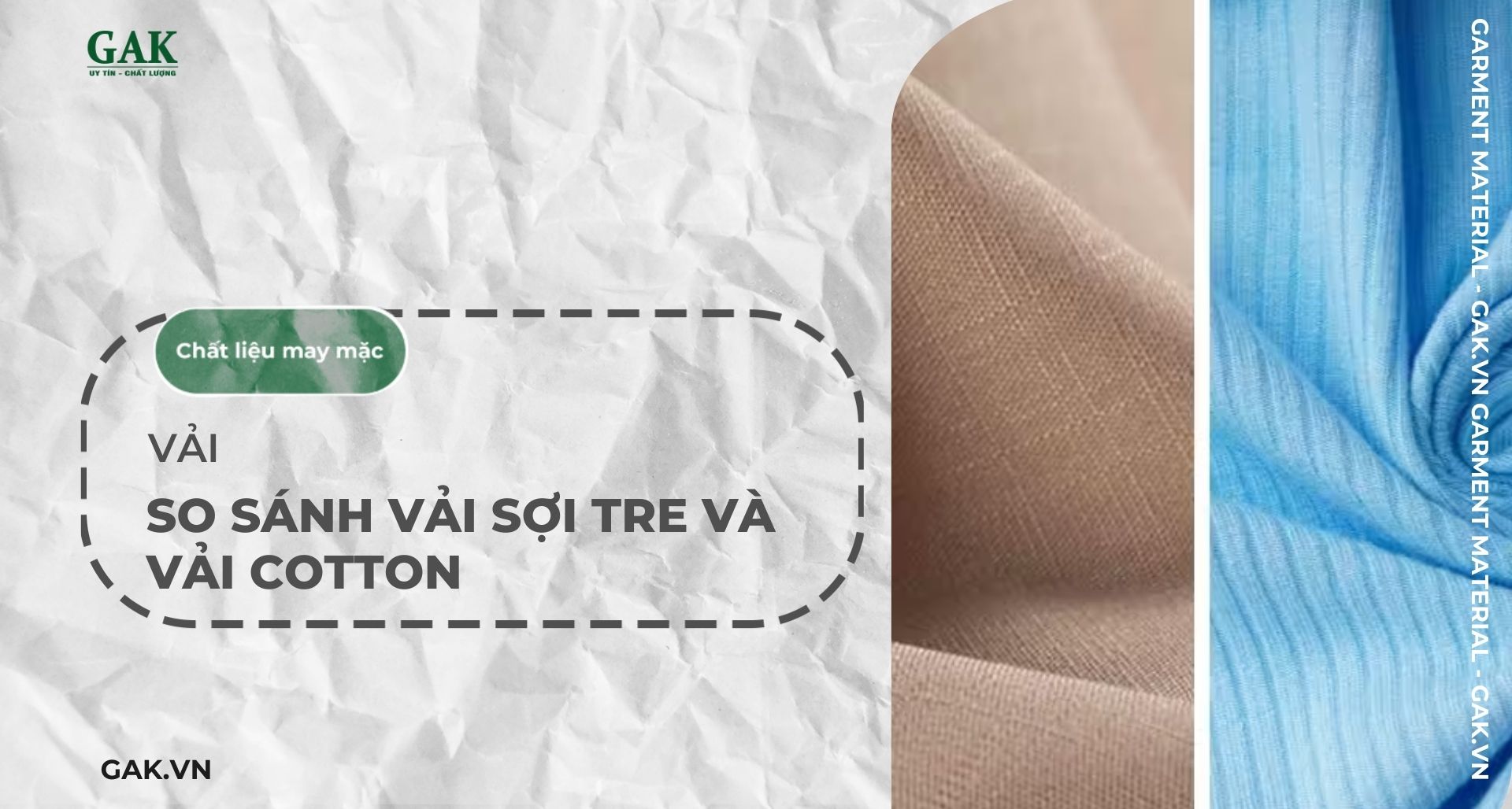 So sánh vải sợi tre và vải cotton? Nên chọn loại vải nào?