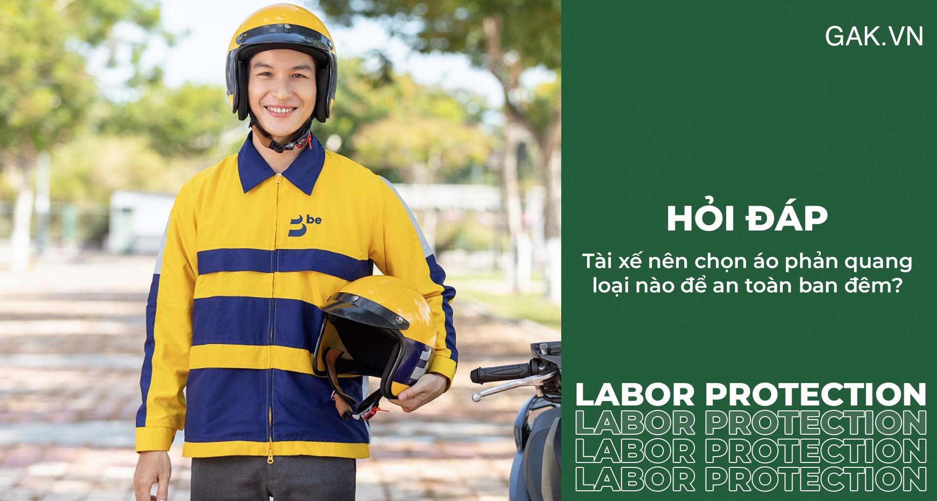 Tài xế nên chọn áo phản quang loại nào để an toàn ban đêm?