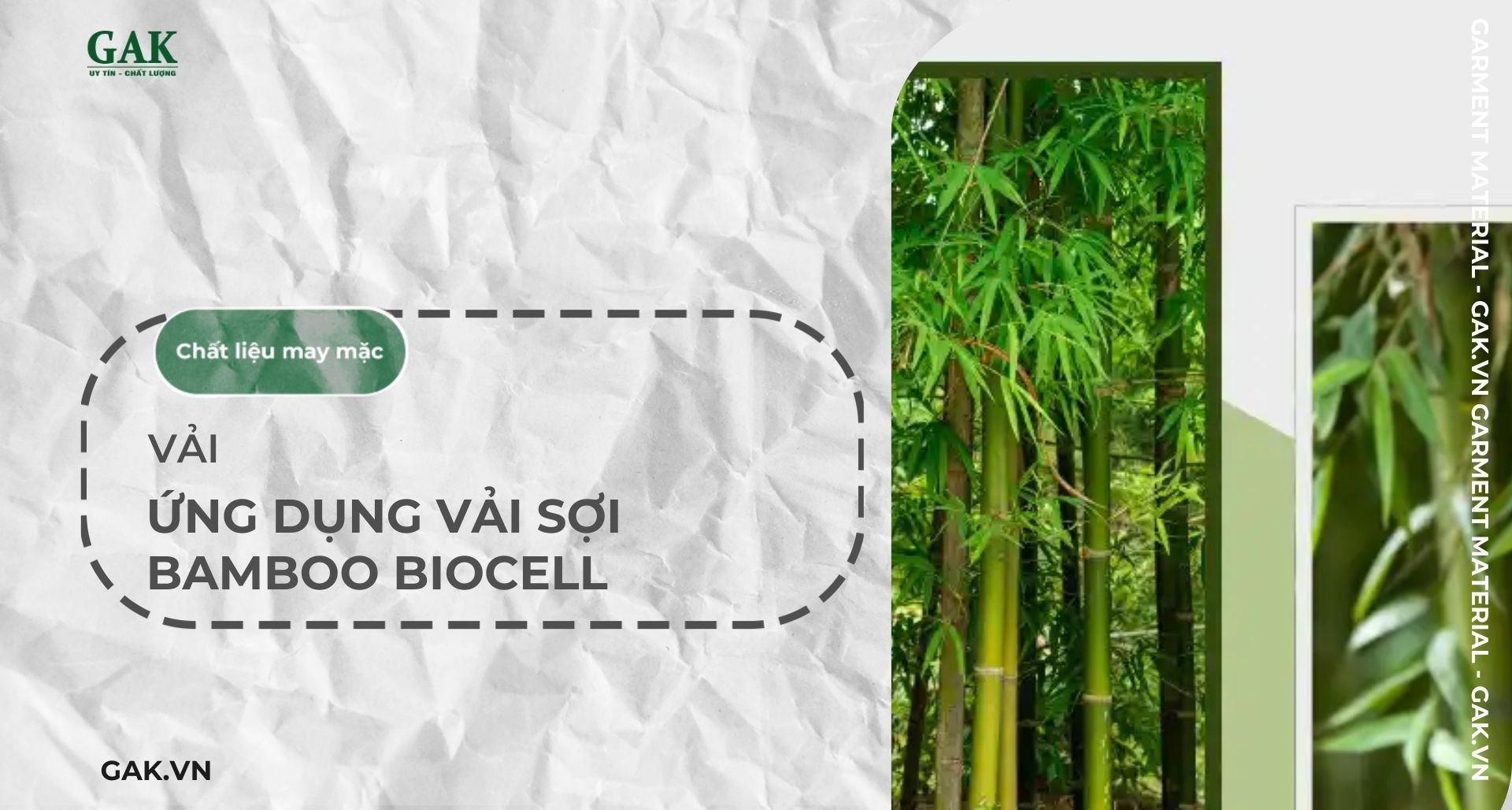 Ứng dụng vải sợi Bamboo Biocell trong may mặc và một tương lai thời trang bền vững