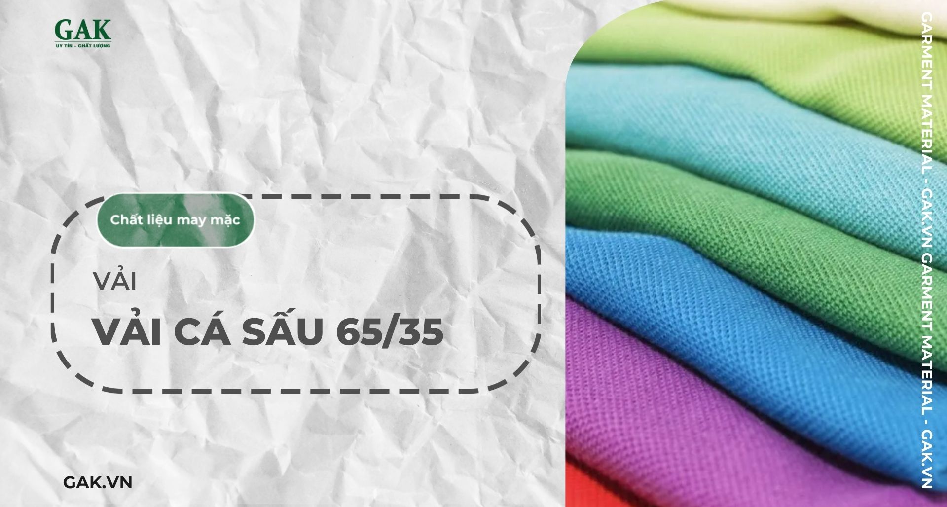 Vải Cá Sấu 65/35 là gì? Tại sao lại được yêu thích cho vải may đồng phục