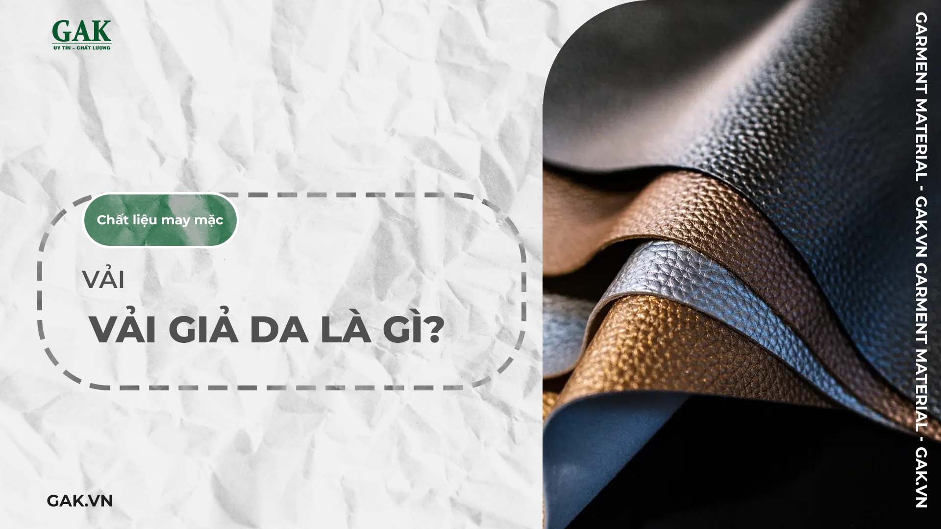 Vải da giả là gì? Đặc điểm và ứng dụng trong thời trang