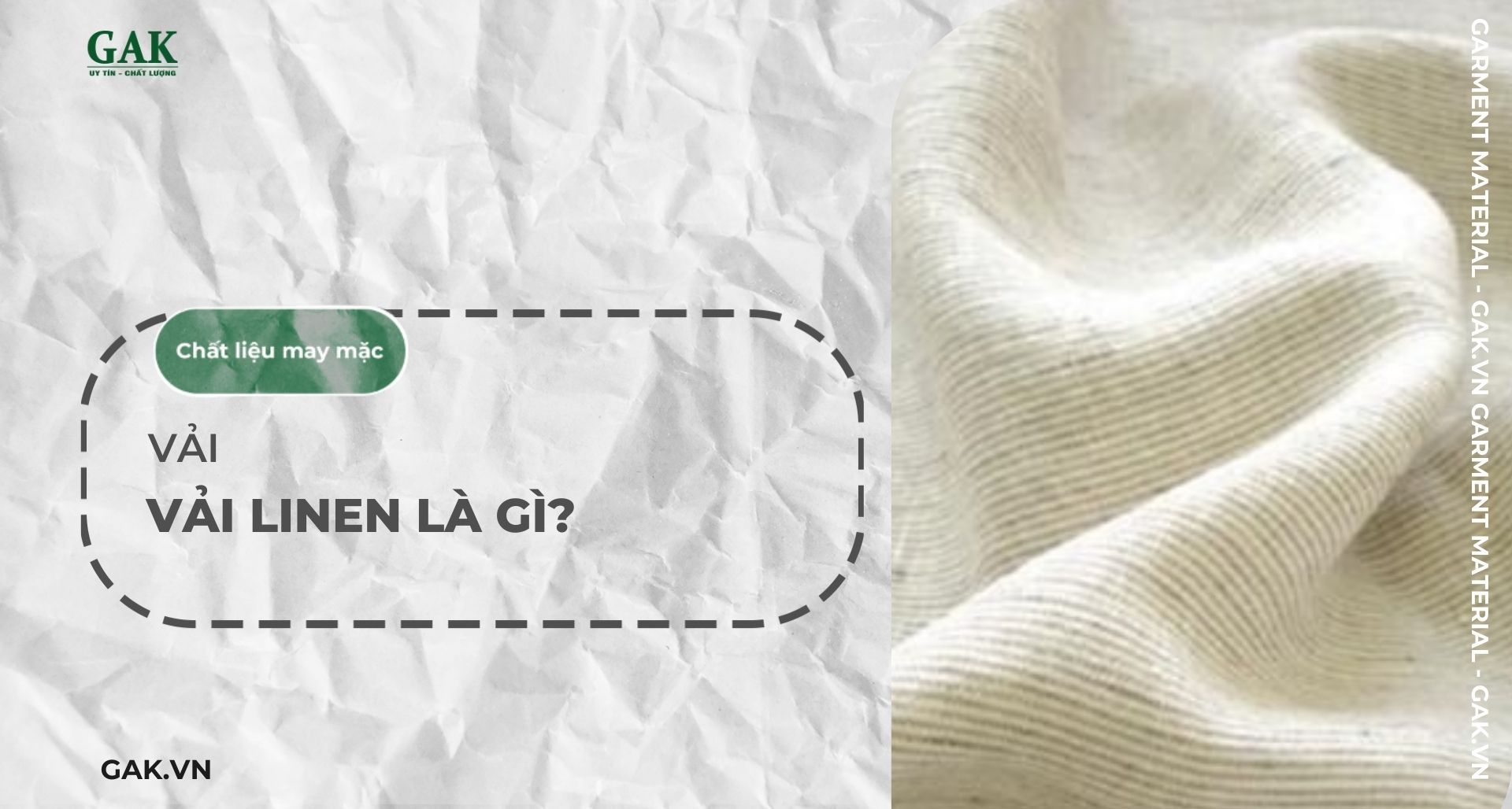 Vải linen là gì? Đặc điểm, phân loại và ứng dụng trong đời sống