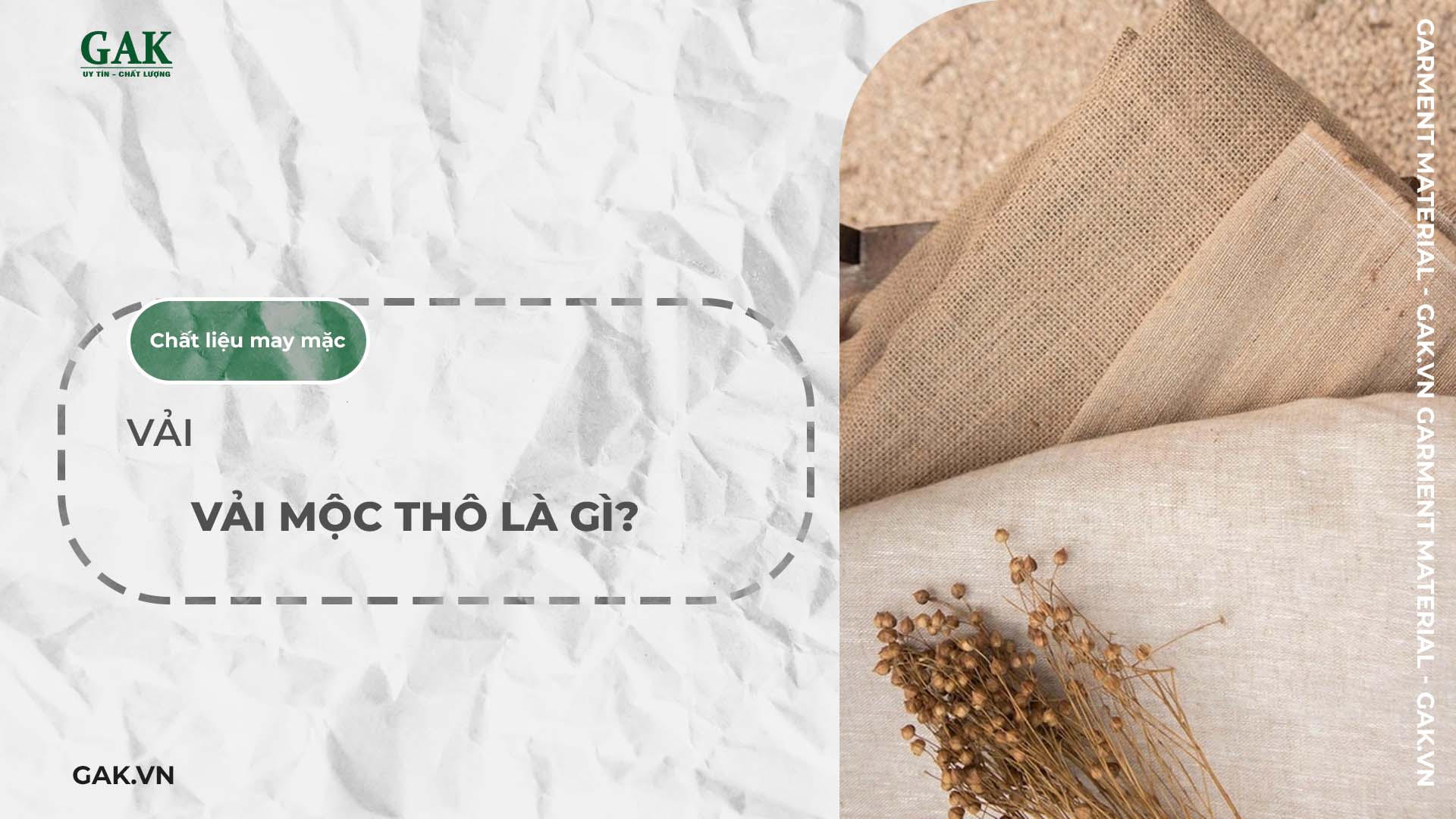 Vải mộc thô là gì? Nguồn cung cấp mộc thô ở đâu?