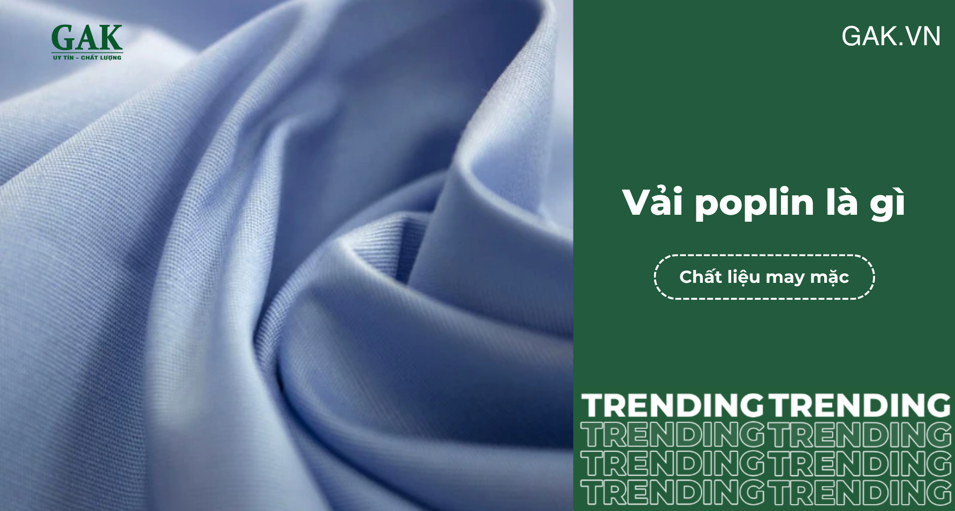 Vải poplin là gì? Đặc điểm và ứng dụng trong đời sống