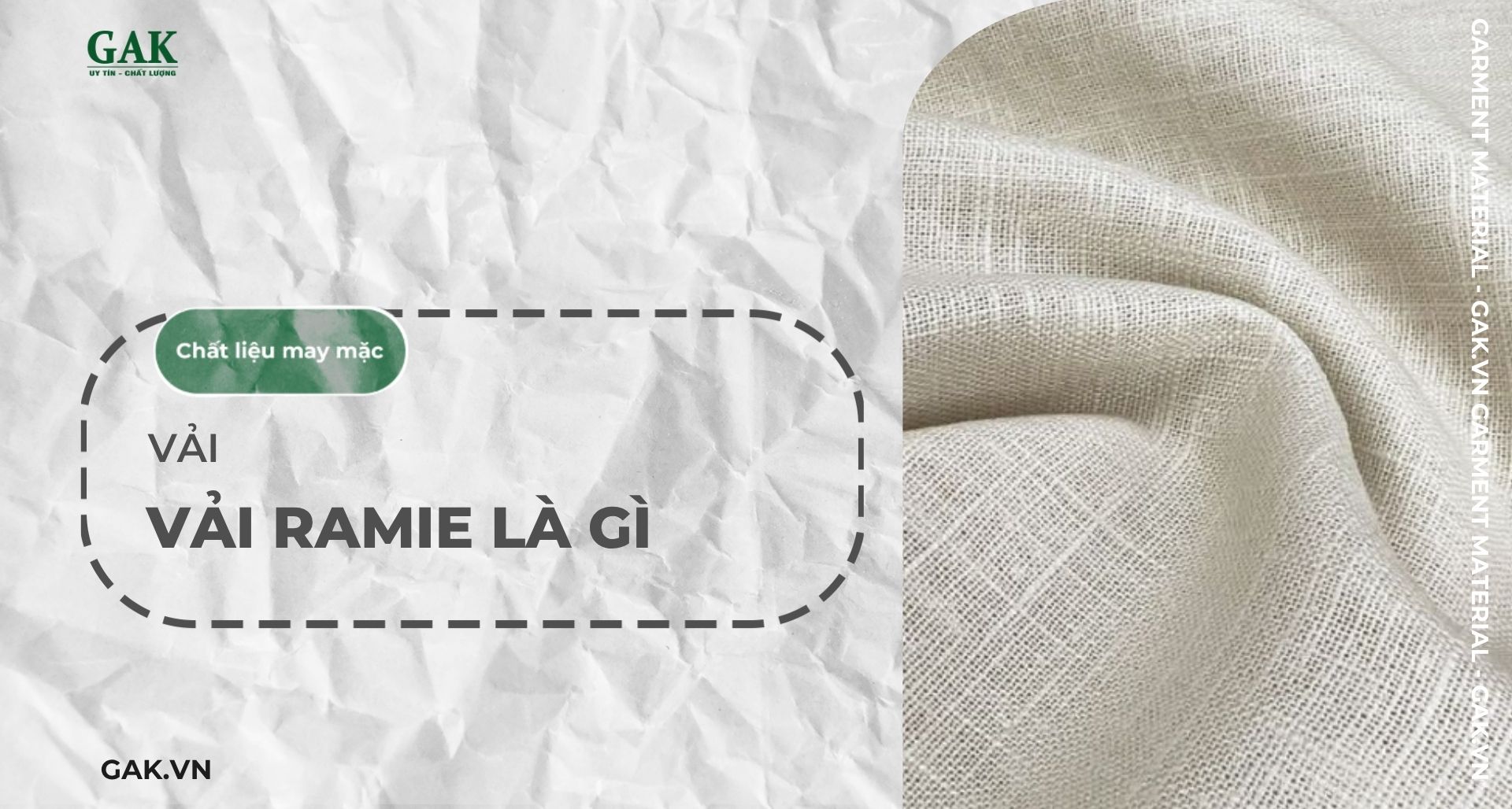 Vải Ramie là gì? Bạn có biết về loại vải này không