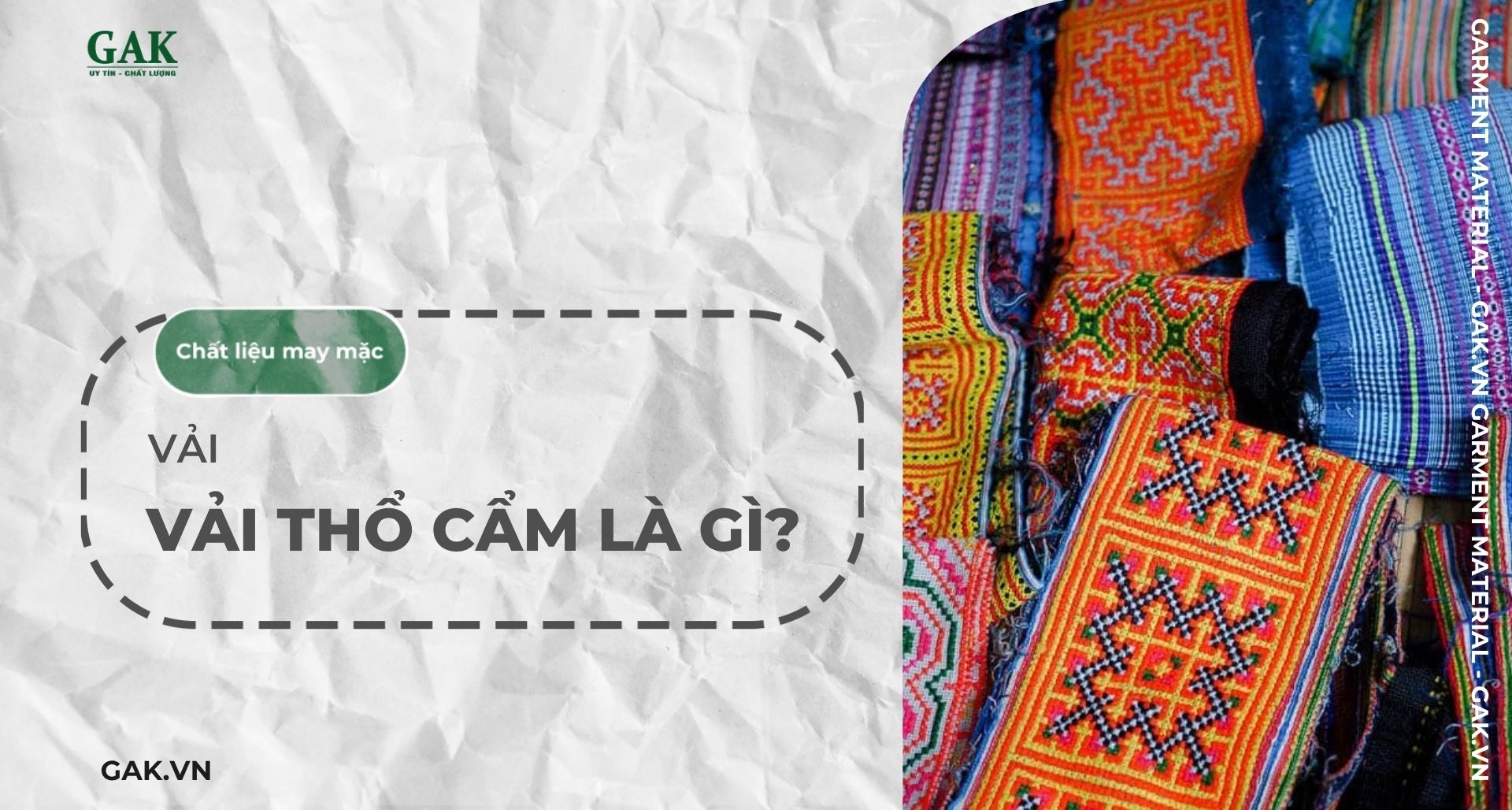 Vải thổ cẩm là gì? Vải Thổ Cẩm ứng dụng trong đời sống như thế nào