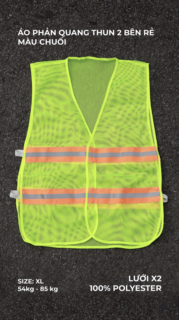 Áo lưới phản quang dành cho công nhân