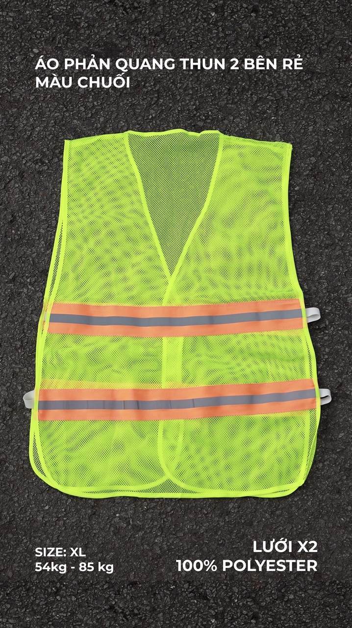 Áo lưới phản quang dành cho công nhân
