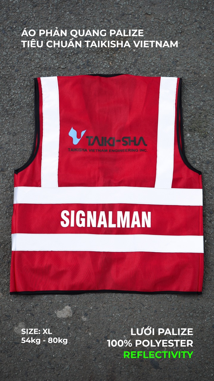 Áo phản quang kỹ sư TAIKISHA Việt Nam