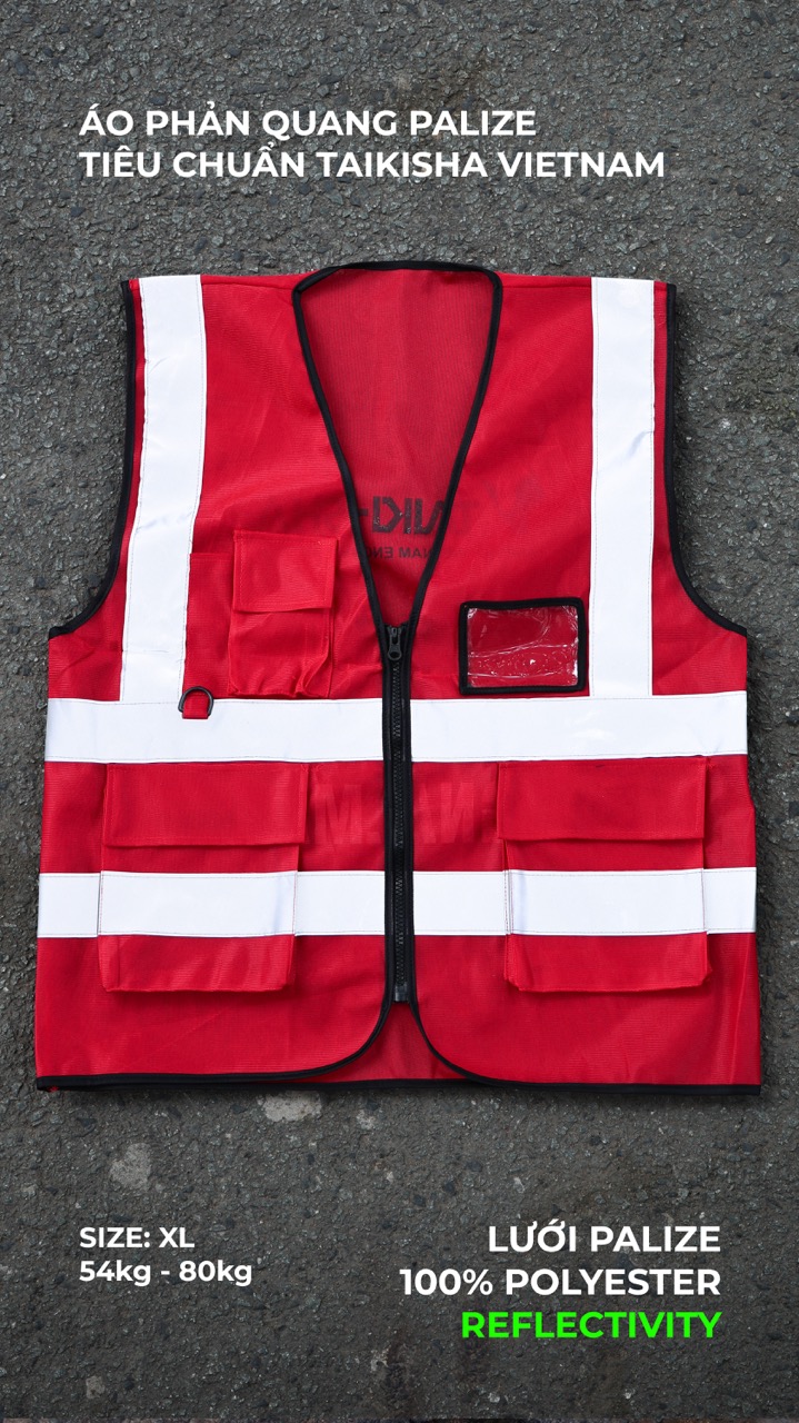 Áo phản quang kỹ sư TAIKISHA Việt Nam