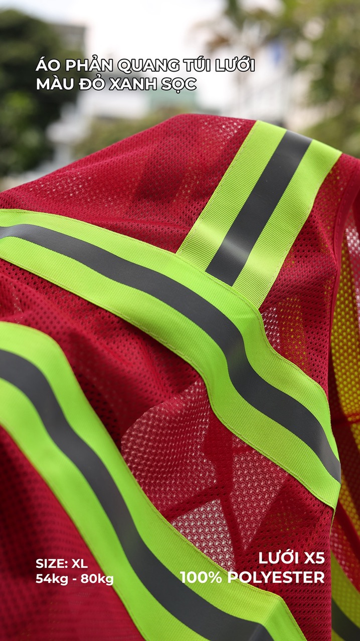 Áo phản quang túi lưới