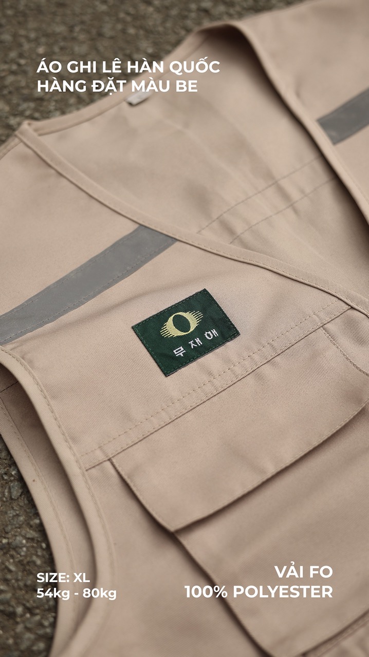 Hi-vis Korean 6 pocket safety vest