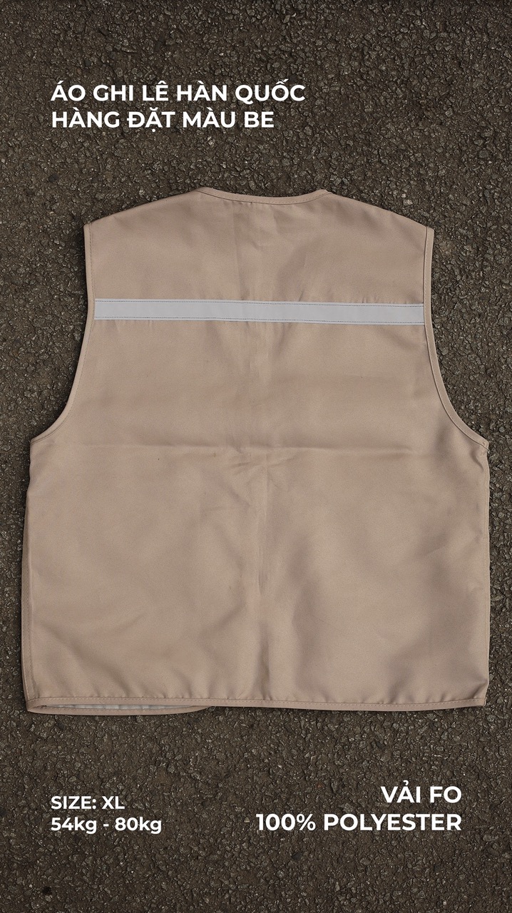 Hi-vis Korean 6 pocket safety vest