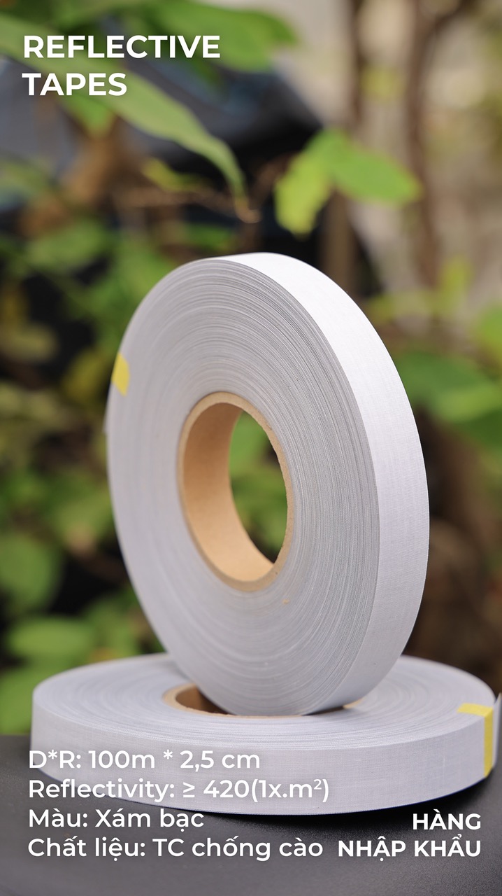 Phản quang Poly TC chống cào 2,5cm x 100m