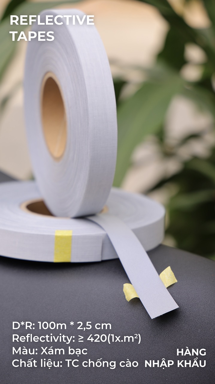 Phản quang Poly TC chống cào 2,5cm x 100m