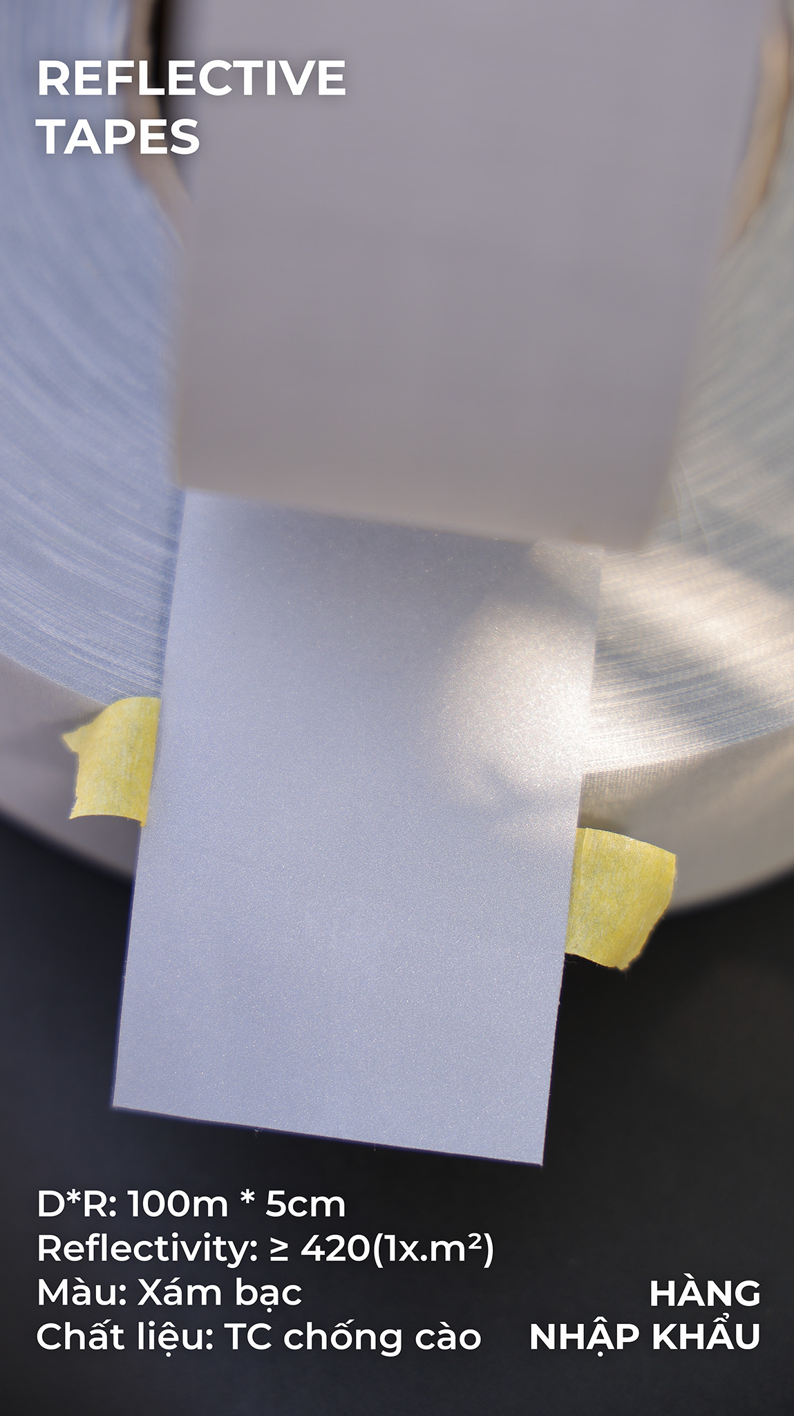 High reflective tape TC Anti-Scratch 5cm x 100m