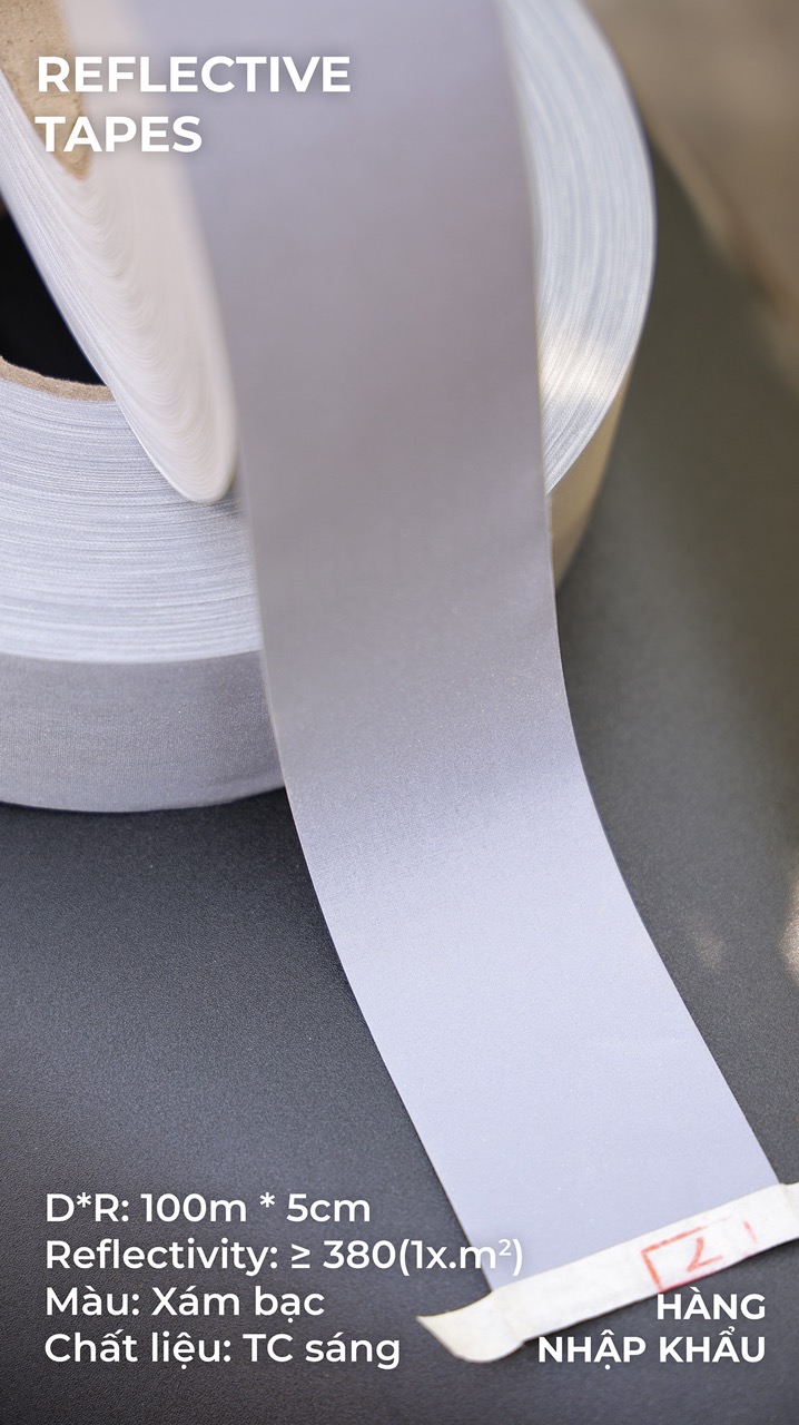 High-Quality Gray Reflective Tape TC 5cm x 100m