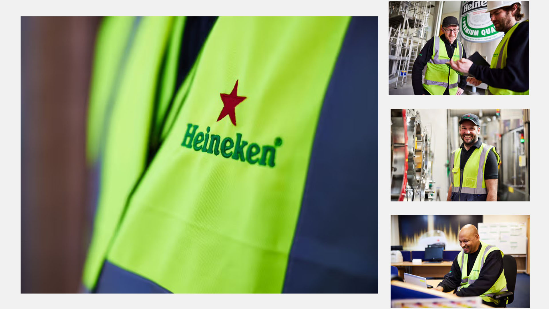 Mẫu áo phản quang Heineken quốc tế