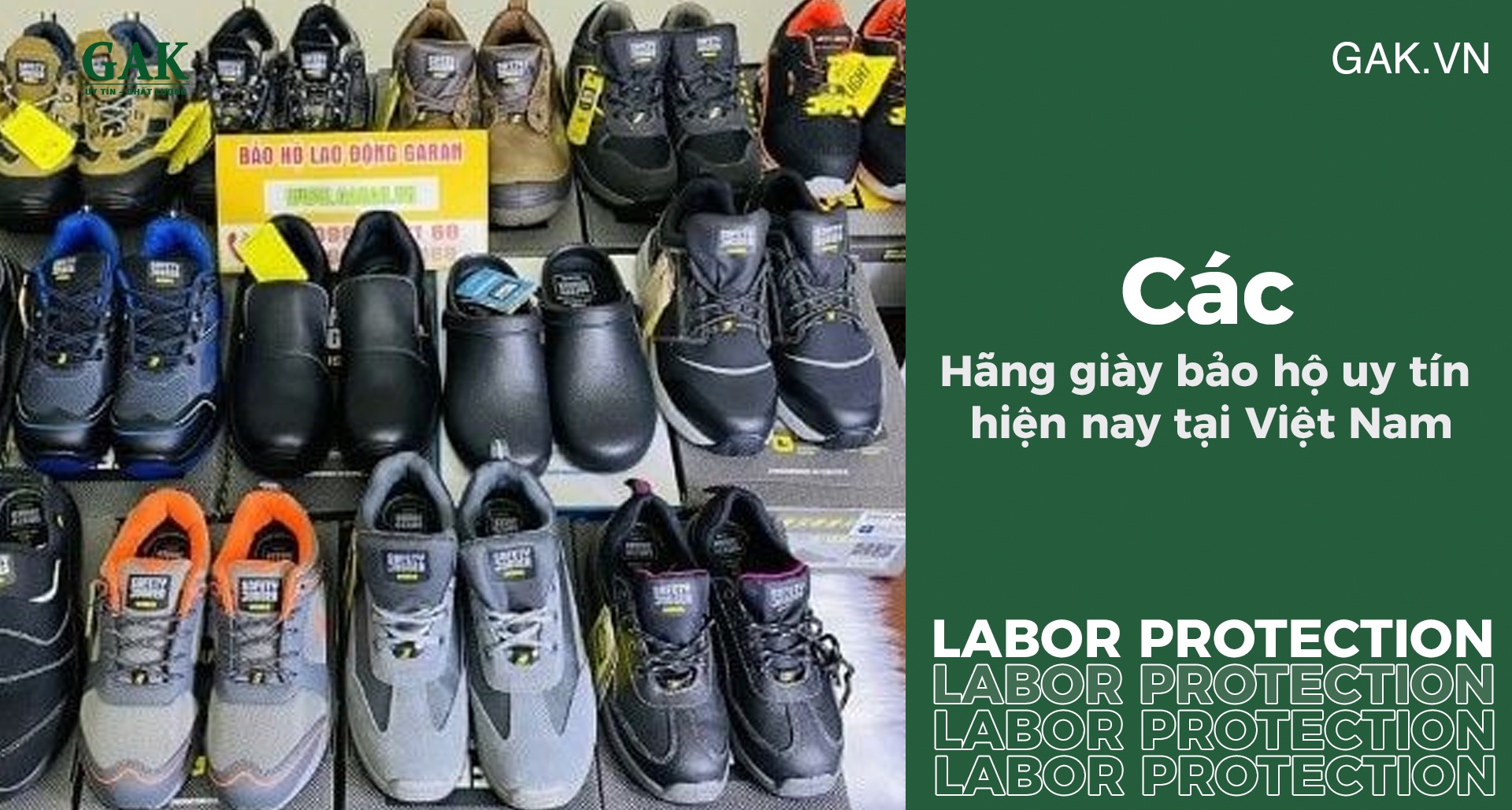 Các hãng giày bảo hộ nổi tiếng tại Việt Nam