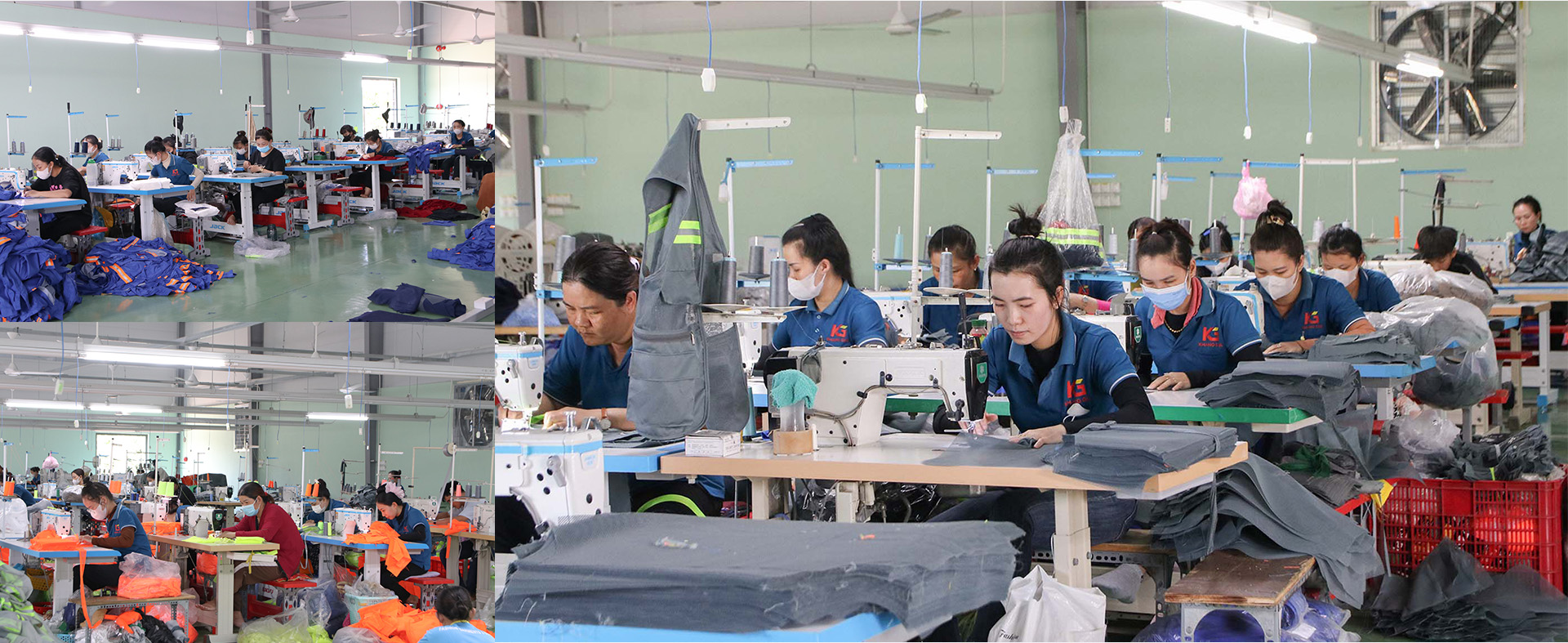 Dịch vụ may đồng phục công nhân tại Việt Nam