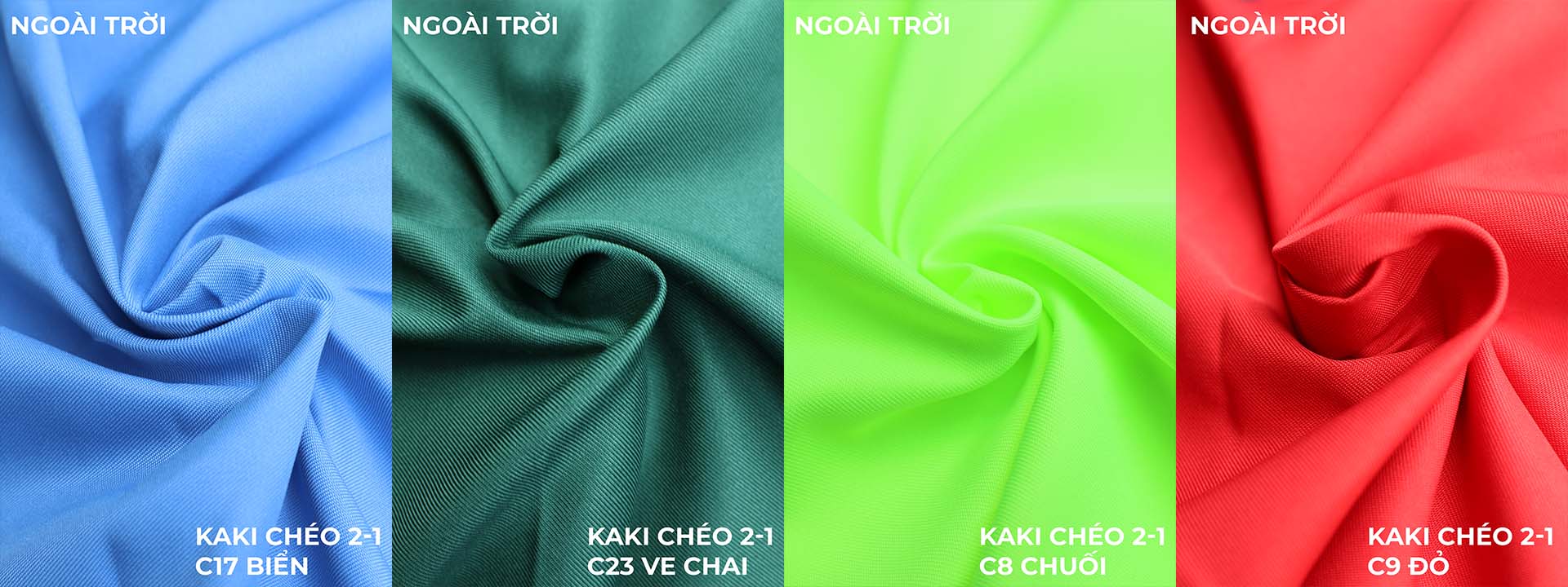 Vải kaki chéo 2/1