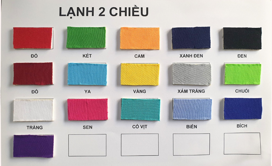 Vải thun lạnh 2 chiều