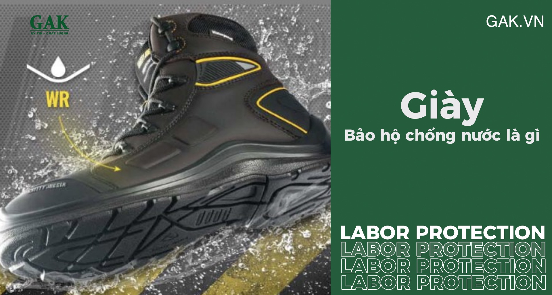 Giầy bảo hộ chống nước là gì