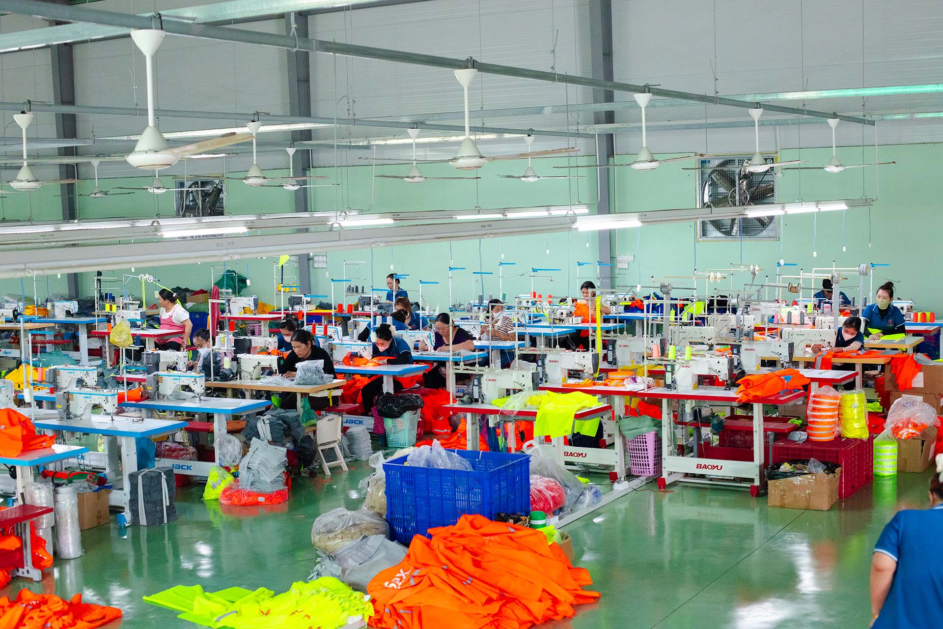 áo phản quang của Công ty TNHH Kurihara Việt Nam