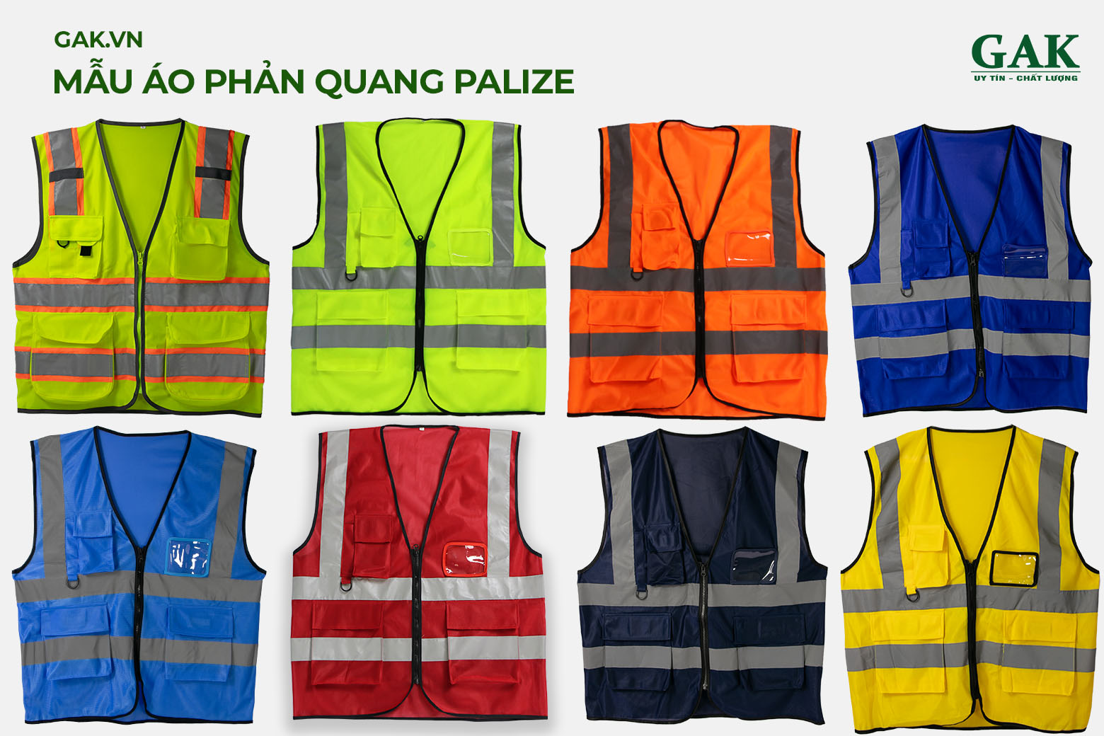 Mẫu áo phản quang Palize 