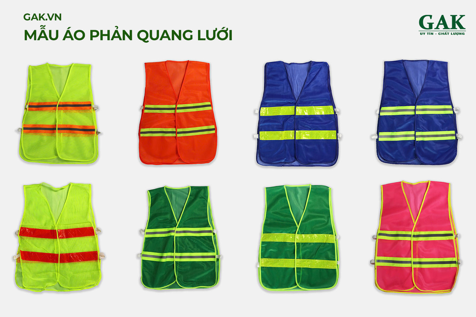 Mẫu áo phản quang lưới