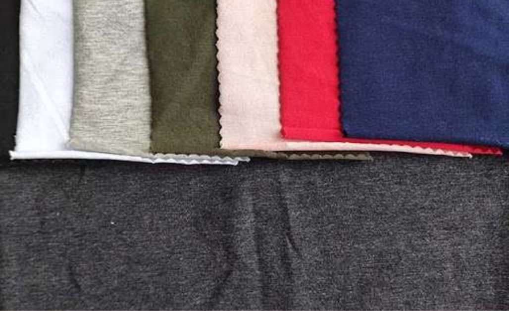 Định lượng vải Jersey trung 150 – 250 GSMphù hợp cho các loại áo thun, áo polo, váy, quần leggings, 
