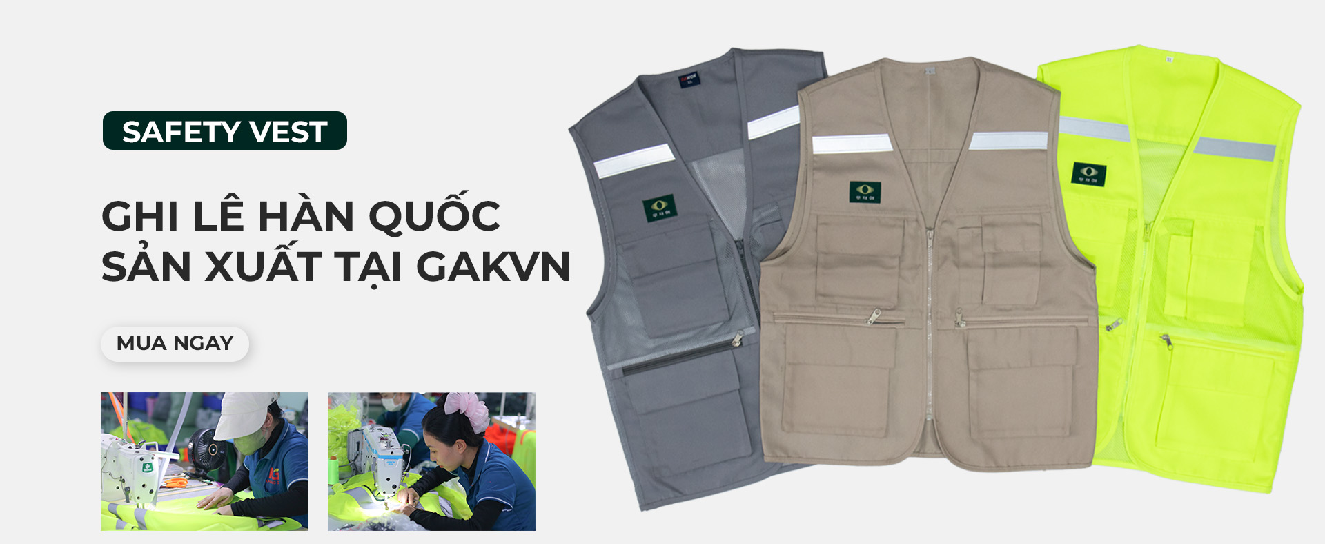 Quality gile safety vest Korean