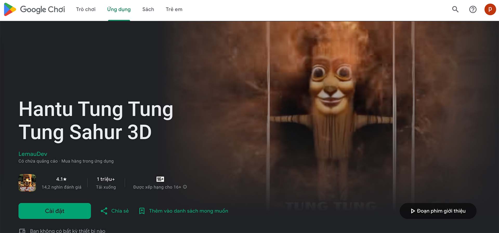 Game Hantu Tung Tung Tung Sahur 3D