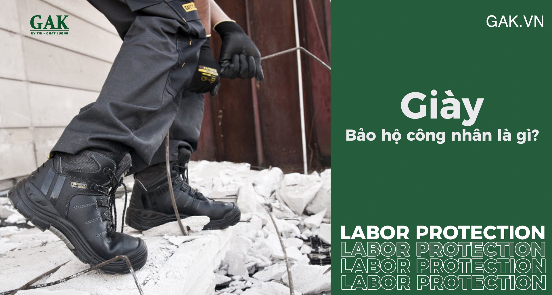 Giày bảo hộ công nhân là gì