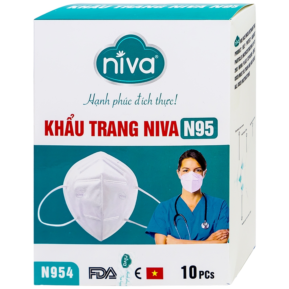 Khẩu trang kháng khuẩn Niva N95