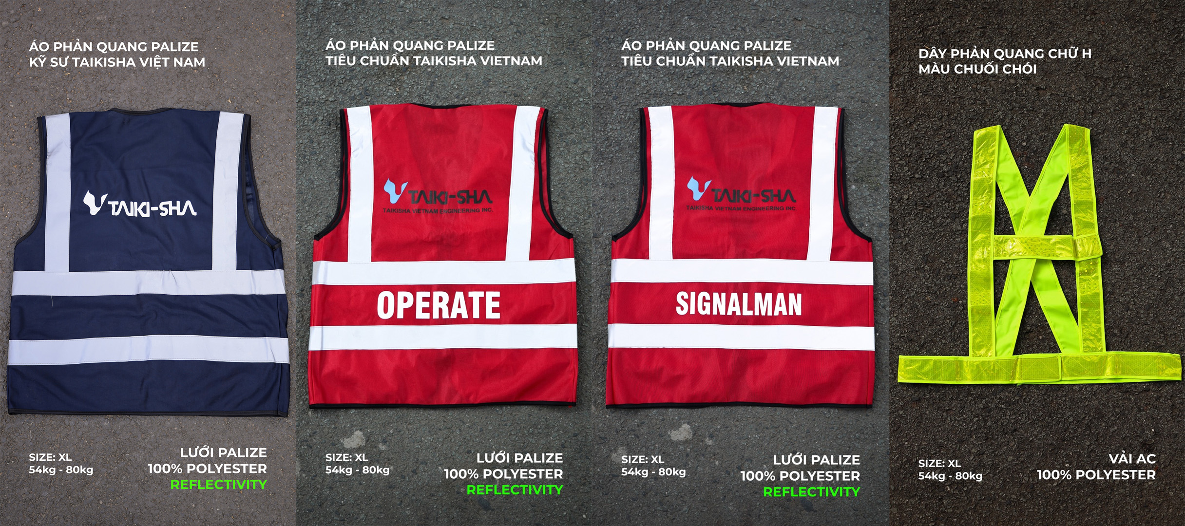 Bộ tiêu chuẩn PPE của Công ty TNHH Kỹ thuật Taikisha Việt Nam