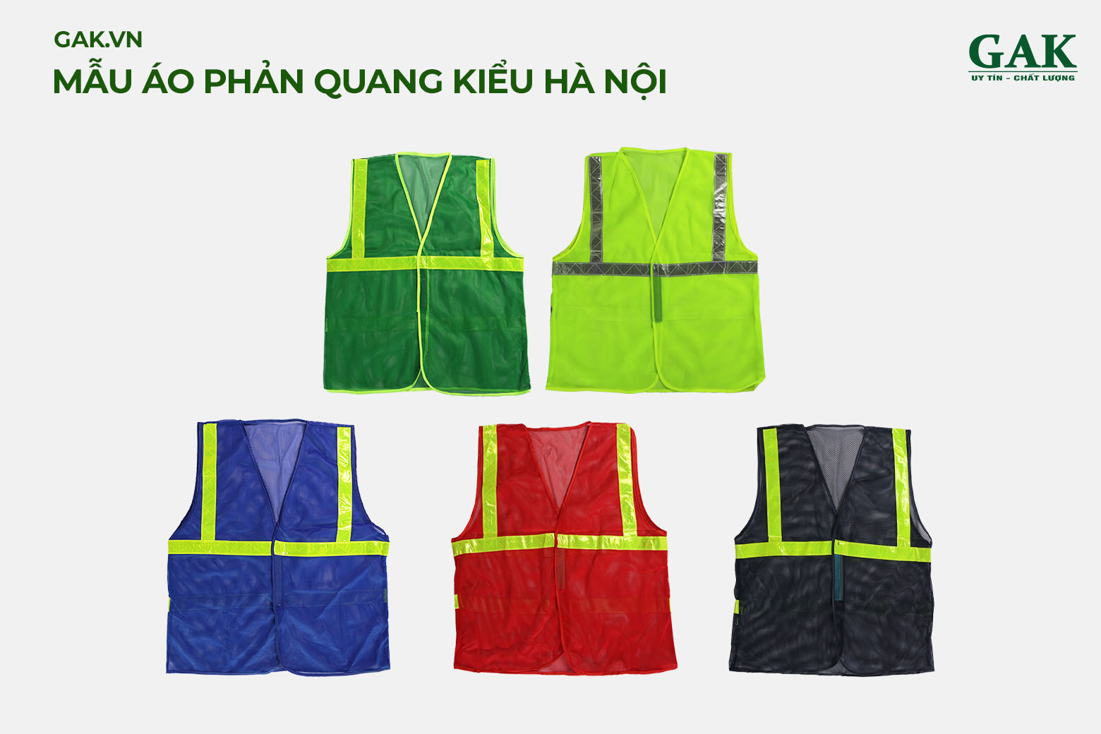 Mẫu áo phản quang kiểu Hà Nội