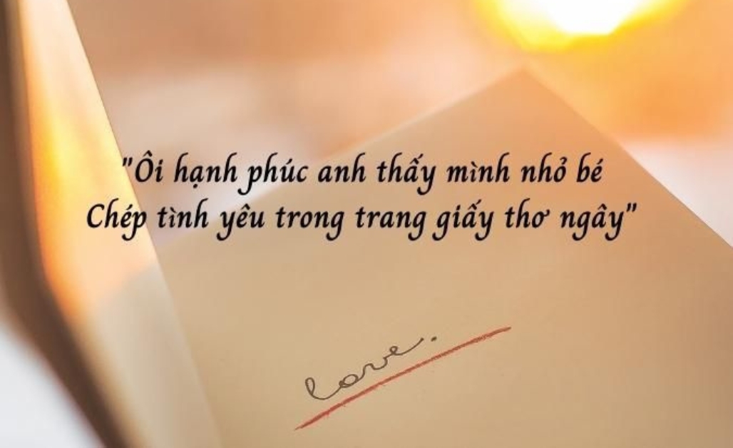 thơ về tình yêu ngắn gọn