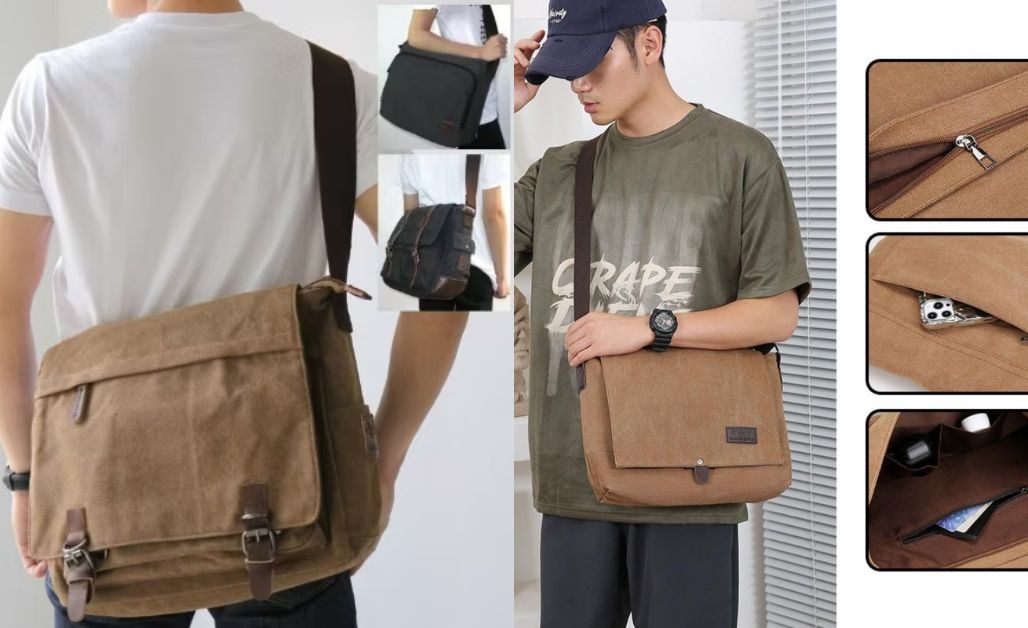 Túi tote nam vải canvas là một chiếc túi phù hợp với nhiều đối tượng khác nhau từ sinh viên, nhân viên văn phòng, hay một người thích du lịch.