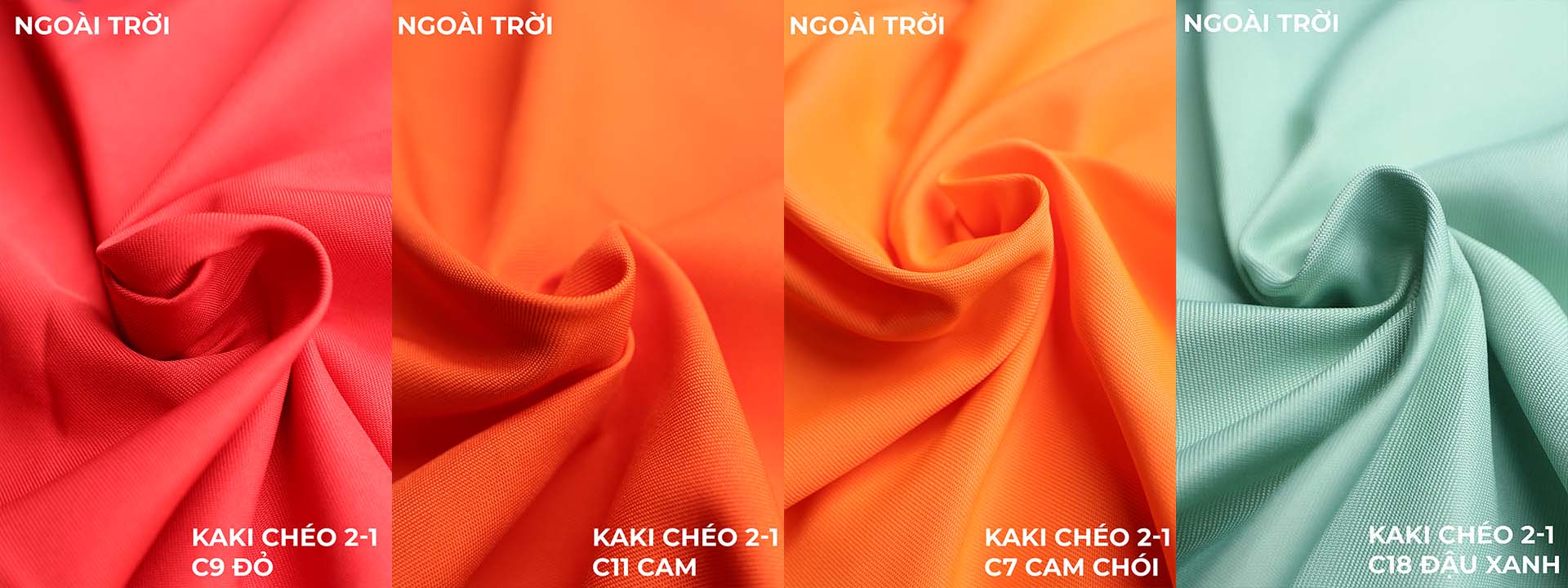 vải kaki chéo 2-1 nhà GAK